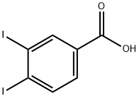 3,4-Diiodobenzoic acid Struktur