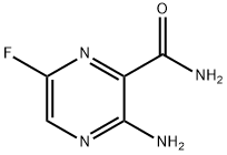 Pyrazinecarboxamide, 3-amino-6-fluoro- (9CI) Struktur