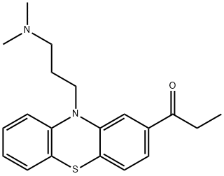 1-[10-[3-(dimethylamino)propyl]-10H-phenothiazin-2-yl]propan-1-one Struktur