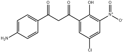 1,3-PROPANEDIONE, 1-(4-AMINOPHENYL)-3-(5-CHLORO-2-HYDROXY-3-NITROPHENYL)- Struktur