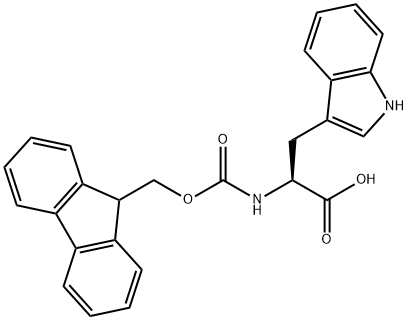 Fmoc-L-色氨酸 結構式