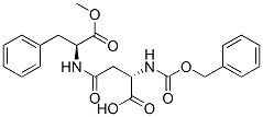 1-methyl 3-phenyl-N-[N-[(phenylmethoxy)carbonyl]-L-beta-aspartyl]-L-alaninate Struktur