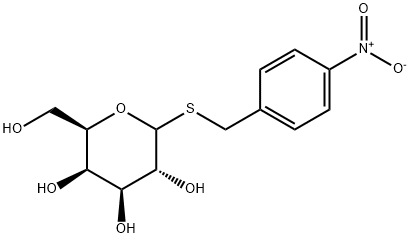 p-Nitrobenzyl 1-Thio-D-galactopryranoside Struktur