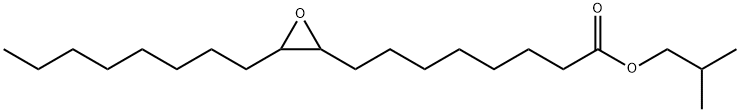 isobutyl 3-octyloxiran-2-octanoate Struktur