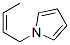 1H-Pyrrole,1-(2-butenyl)-,(Z)-(9CI) Struktur