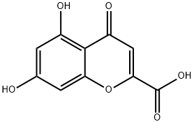 5,7-DIHYDROXY-4-OXO-4H-CHROMENE-2-CARBOXYLIC ACID Struktur