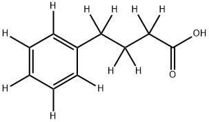 4-PHENYLBUTYRIC-D11 ACID Struktur