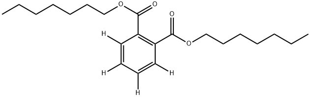 DI-N-HEPTYL PHTHALATE-3,4,5,6-D4 Struktur