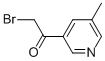 Ethanone, 2-bromo-1-(5-methyl-3-pyridinyl)- (9CI) Struktur