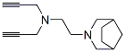 N,N-Di(2-propynyl)-3-azabicyclo[3.2.1]octane-3-ethanamine Struktur