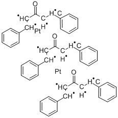 TRIS(DIBENZYLIDENEACETONE)DIPLATINUM(0), 99 Struktur