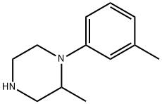 2-METHYL-1-(3-METHYLPHENYL)PIPERAZINE Struktur