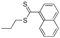 1-Naphthalenecarbodithioic acid propyl ester Struktur