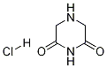 Piperazine-2,6-dione hydrochloride Struktur