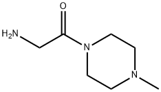 Piperazine, 1-(aminoacetyl)-4-methyl- (9CI) Struktur