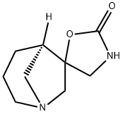 Spiro[1-azabicyclo[3.2.1]octane-6,5-oxazolidin]-2-one, (5R)- (9CI) Struktur