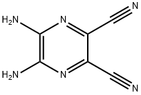 5,6-DIAMINO-2,3-DICYANOPYRAZINE Struktur