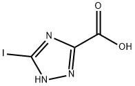 5-IODO-1H-1,2,4-TRIAZOLE-3-CARBOXYLIC ACID Struktur