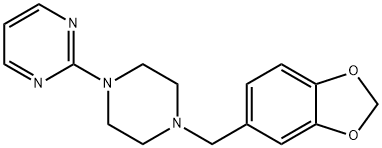 2-[4-(1,3-Benzodioxol-5-ylmethyl)piperazin-1-yl]pyrimidine