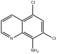 5,7-Dichloroquinolin-8-amine Struktur