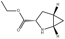 2-Azabicyclo[3.1.0]hexane-3-carboxylicacid,ethylester,(1S,3S,5S)-(9CI) Structure