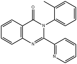 2-(2-Pyridinyl)-3-(2-methylphenyl)-3,4-dihydroquinazoline-4-one Struktur