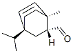 (1alpha,2beta,4beta)-4-isopropyl-1-methylbicyclo[2.2.2]oct-5-ene-2-carbaldehyde Struktur