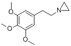 N-(3,4,5-trimethoxyphenylethyl)aziridine Struktur