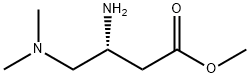 Butanoic acid, 3-amino-4-(dimethylamino)-, methyl ester, (3R)- (9CI) Struktur