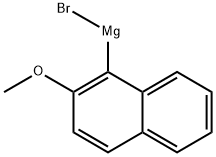 2-METHOXY-1-NAPHTHYLMAGNESIUM BROMIDE Struktur