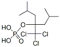 Phosphoric acid bis(2-methylpropyl)2,2,2-trichloroethyl ester Struktur