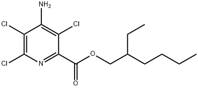 2-ethylhexyl 4-amino-3,5,6-trichloro-pyridine-2-carboxylate Struktur