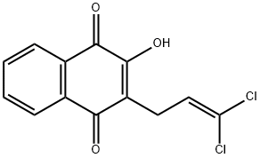 dichloroallyl lawsone Struktur