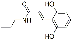 2-Propenamide, 3-(2,6-dihydroxyphenyl)-N-propyl- (9CI) Struktur