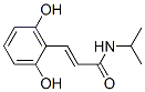 2-Propenamide, 3-(2,6-dihydroxyphenyl)-N-(1-methylethyl)- (9CI) Struktur