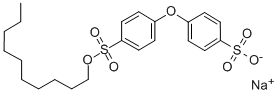 SODIUM DECYL DIPHENYL ETHER DISULFONATE Struktur