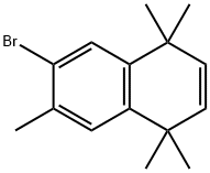 6-BROMO-1,1,4,4,7-PENTAMETHYL-1,4-DIHYDRO-NAPHTHALENE Struktur