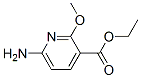 3-Pyridinecarboxylicacid,6-amino-2-methoxy-,ethylester(9CI) Struktur