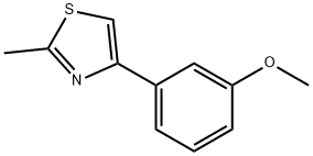 4-(3-Methoxyphenyl)-2-Methyl-1,3-thiazole Struktur