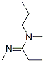 Propanimidamide,N,N-dimethyl-N-propyl-,(1E)-(9CI) Struktur