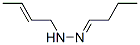 (1E)-Butanal (2E)-2-butenylhydrazone Struktur