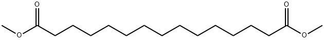 DIMETHYL PENTADECANEDIOATE Struktur