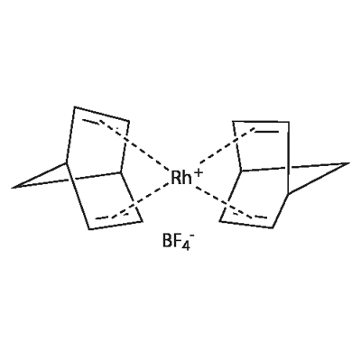 BIS(NORBORNADIENE)RHODIUM (I) TETRAFLUOROBORATE Struktur