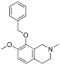 1,2,3,4-Tetrahydro-7-methoxy-2-methyl-8-(phenylmethoxy)isoquinoline Struktur