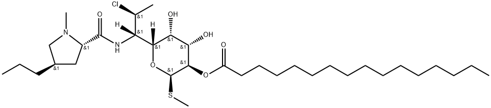 CLINDAMYCIN PALMITATE HYDROCHLORIDE Struktur