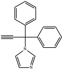 1H-imidazole, 1-(1,1-diphenyl-2-propynyl)-  Struktur