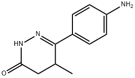 6-(4-Aminophenyl)-4,5-dihydro-5-methyl-3(2H)-pyridazinone Struktur