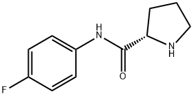 (S)-PYRROLIDINE-2-CARBOXYLIC ACID (4-FLUORO-PHENYL)-AMIDE Struktur