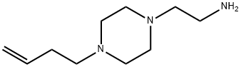 1-Piperazineethanamine,4-(3-butenyl)-(9CI) Struktur