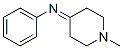 N-(1-methyl-4-piperidylidene)aniline